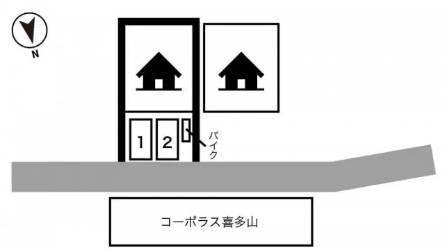 飛田給駅から徒歩3分(味の素スタジアム徒歩9分)の駐車場写真