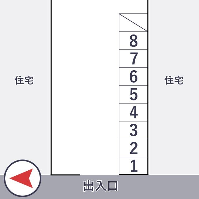 大字幸手字吉羽前2402-1 アキッパ駐車場の駐車場写真