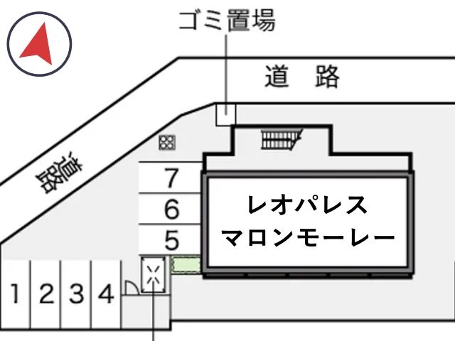 レオパレスマロンモーレー駐車場【15283】の駐車場写真