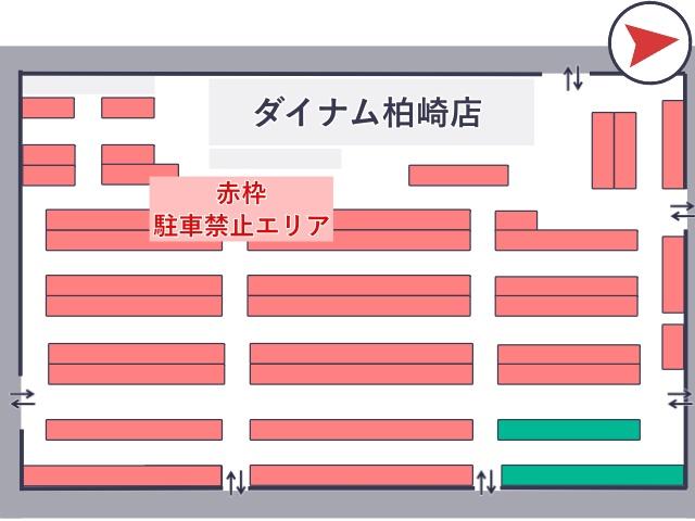 ダイナム柏崎店 駐車場の駐車場写真