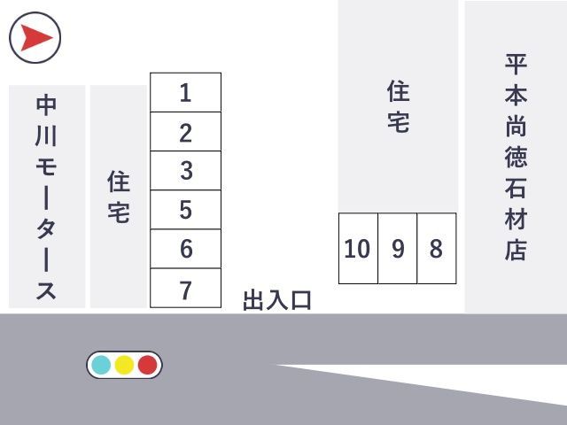 宮島口1丁目3-10駐車場【1】の駐車場写真