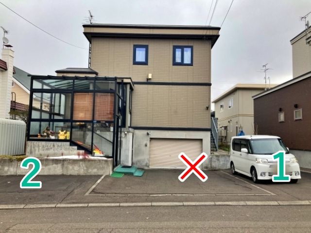 福住2条8丁目8-21 アキッパ駐車場の駐車場写真