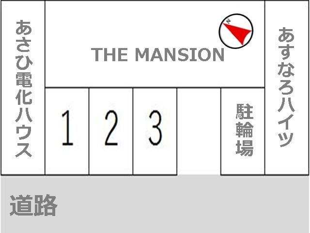 THE MANSION【C281】の駐車場写真