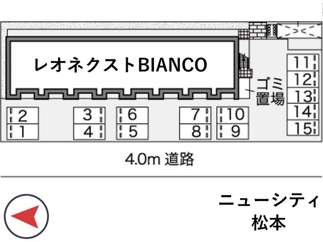 レオネクストBIANCO駐車場【43935】の駐車場写真