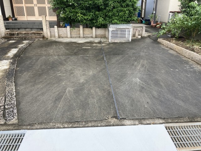 自宅前の駐車場写真