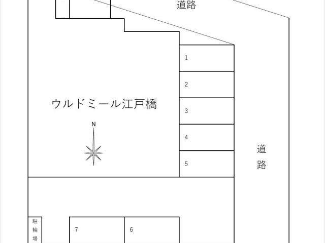 ウルドミール江戸橋の駐車場写真