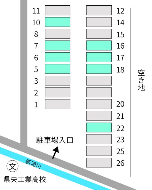 西四日町4丁目駐車場の駐車場写真