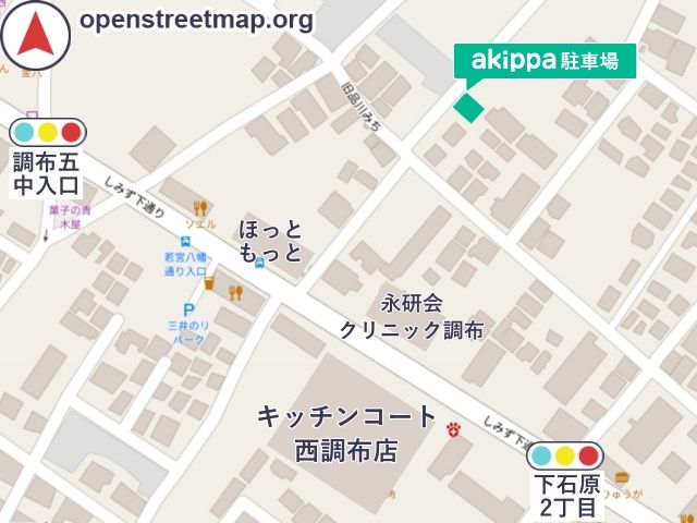 駐車場周辺地図