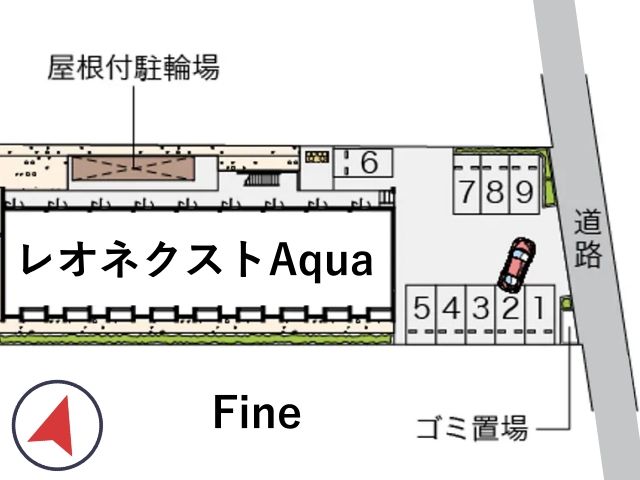 レオネクストAqua駐車場【53419】の駐車場写真