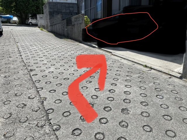 akippa正面駐車場（左）の駐車場写真