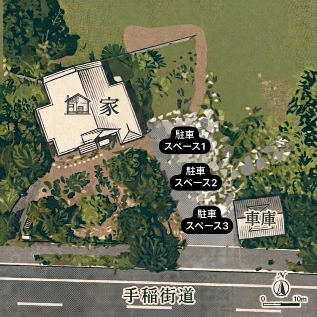 花畔140駐車場の駐車場写真