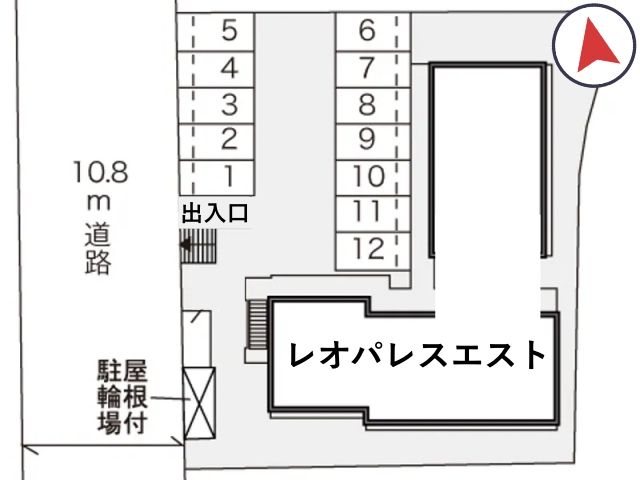 レオパレスエスト駐車場【22194】の駐車場写真