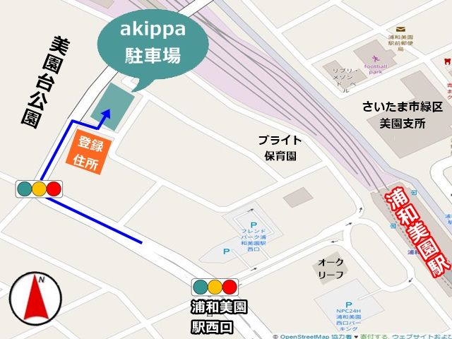 駐車場周辺地図