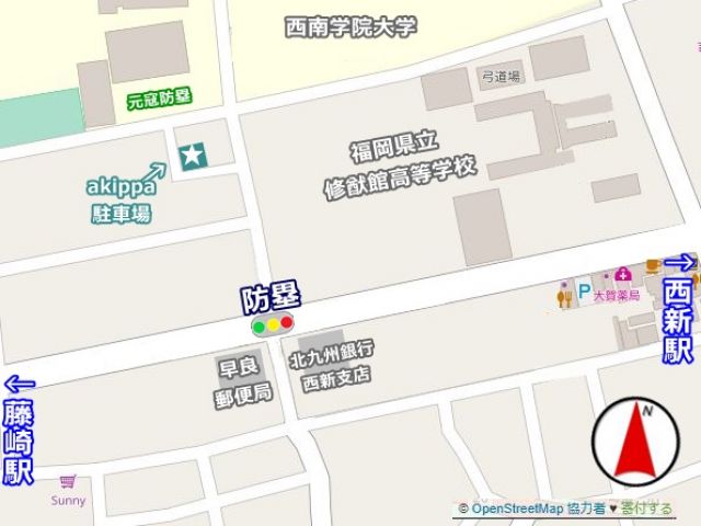 駐車場周辺地図