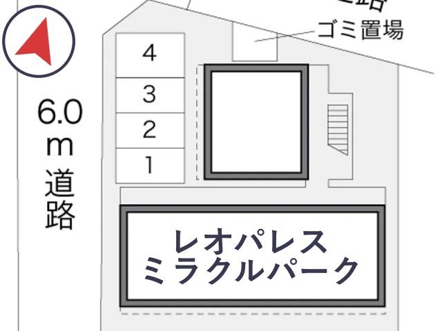 レオパレスミラクルパーク駐車場【20279】の駐車場写真