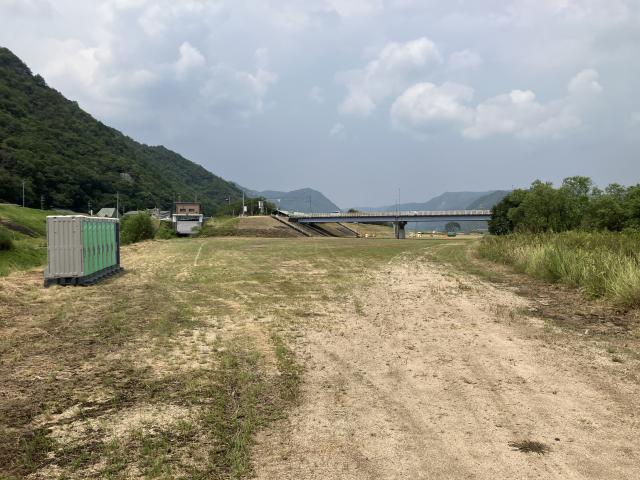 P1 吉井川河川敷駐車場【第38回和文字焼きまつり】の駐車場写真