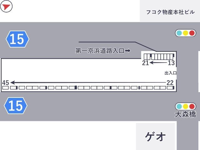 3210大森陸橋駐車場 (43)の駐車場写真