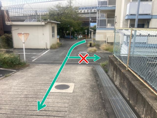 ビレッジハウス倉治【W-266】駐車場※2号棟付近の駐車場写真