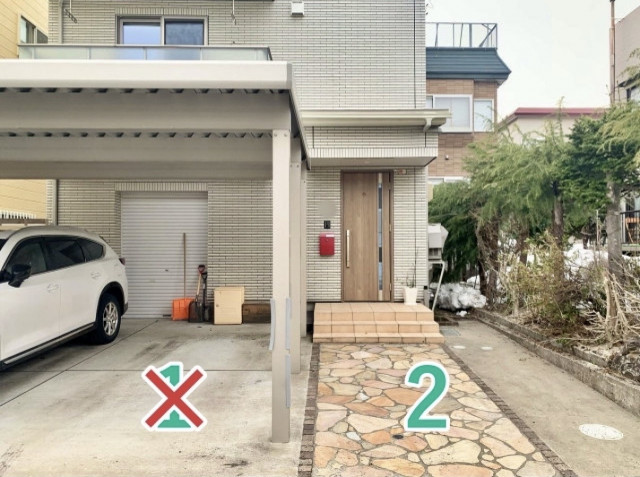 🌸カクヒロアリーナ入口近く駐車場🌸の駐車場写真