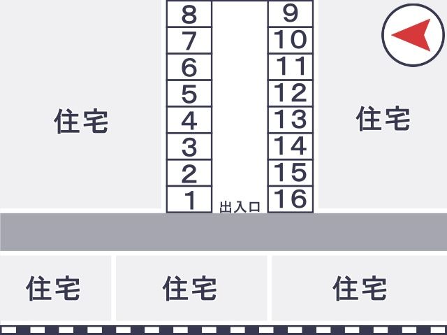 美和台5丁目アキッパ駐車場の駐車場写真
