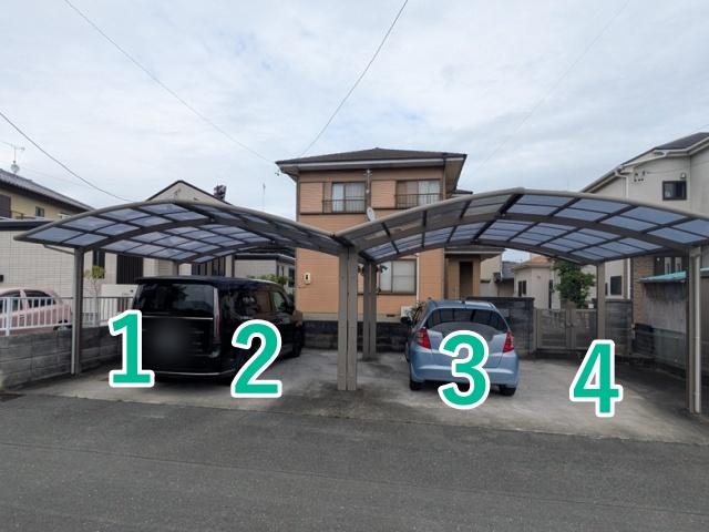 安久路2丁目27-12 アキッパ駐車場の駐車場写真