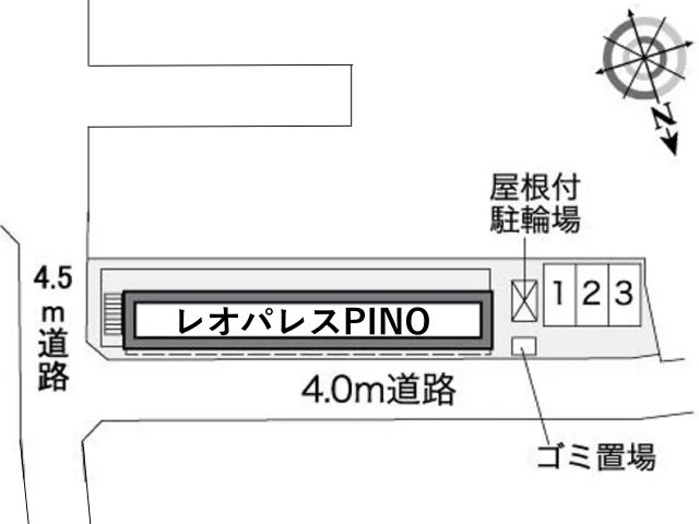 レオパレスPINO駐車場【36046】の駐車場写真