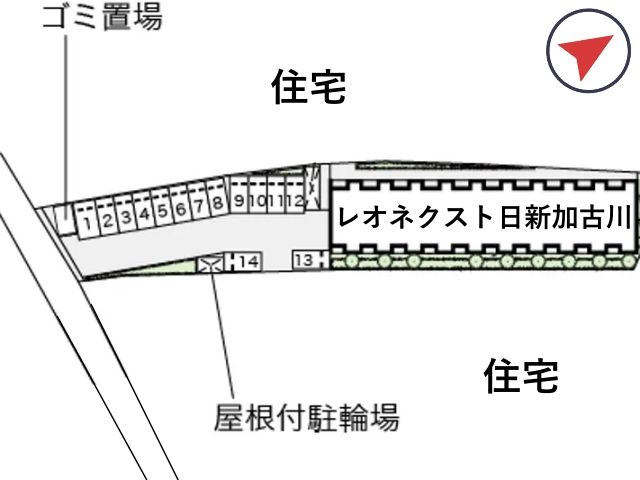 レオネクスト日新加古川駐車場【52851】の駐車場写真