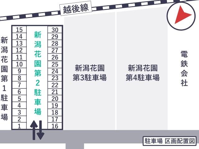 新潟花園第2駐車場の駐車場写真
