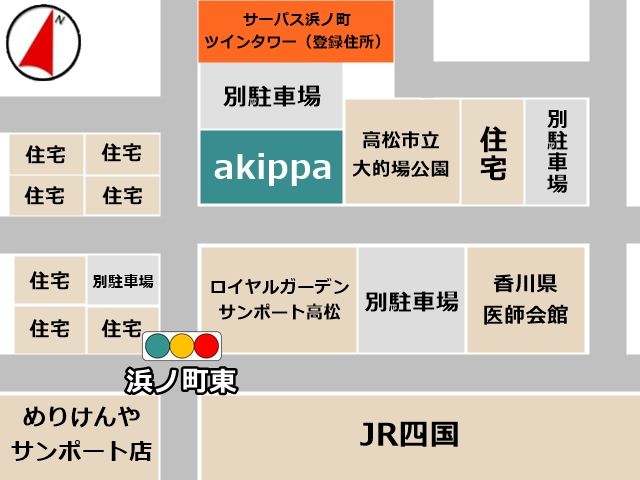 駐車場周辺地図