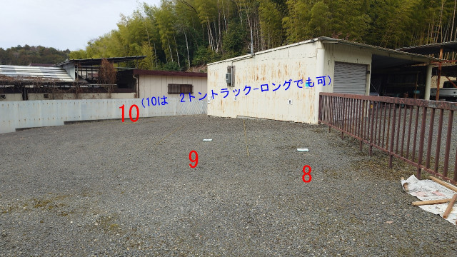 〘ロート鴻ノ池競技場　10分〙元明天皇陵北の駐車場写真