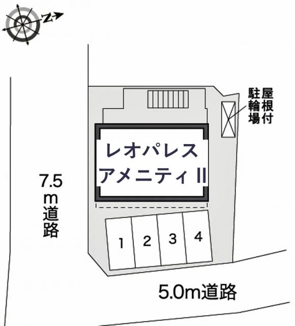 レオパレスアメニティⅡ駐車場【30776】の駐車場写真