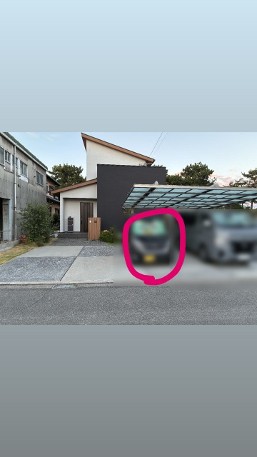 【カーポート】今治市東門町1-6-9③の駐車場写真