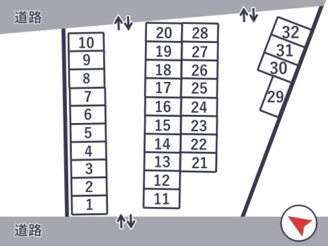 日本ライン今渡第2駐車場の駐車場写真