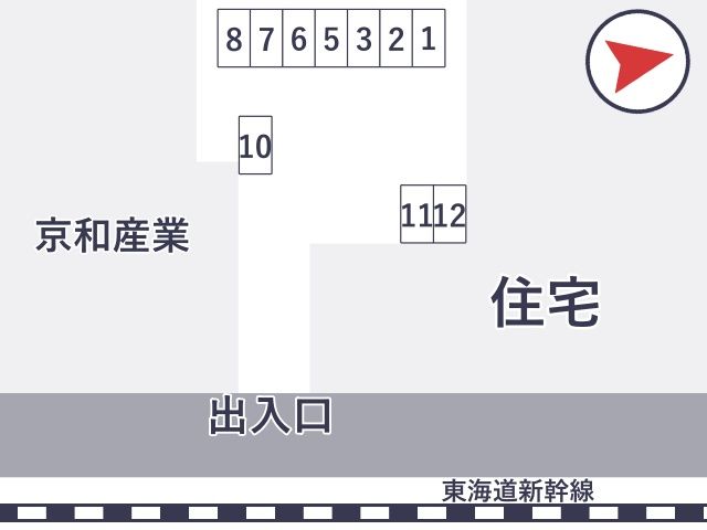 向日市森本町東ノ口ガレージの駐車場写真