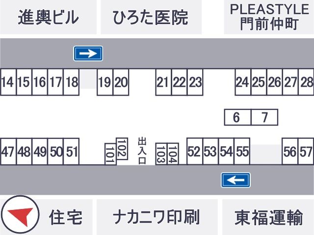 駐車場区画図