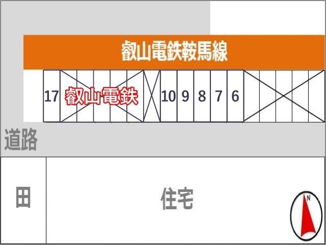 叡山電車 岩倉駐車場の駐車場写真