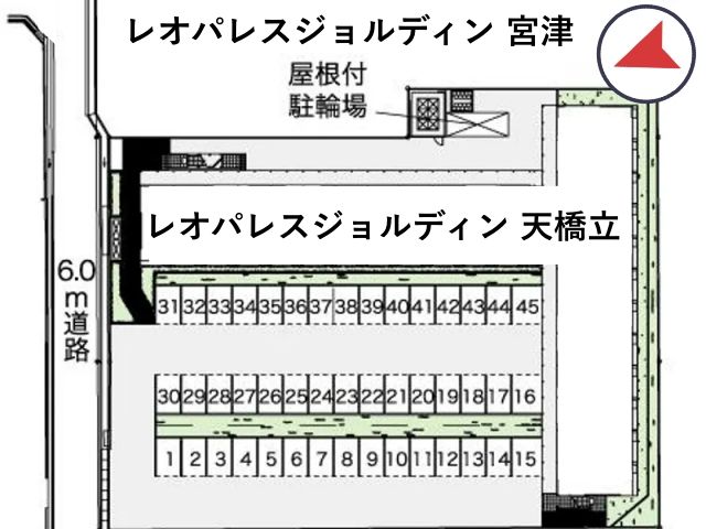 レオパレスジョルディン 天橋立駐車場【37749】の駐車場写真
