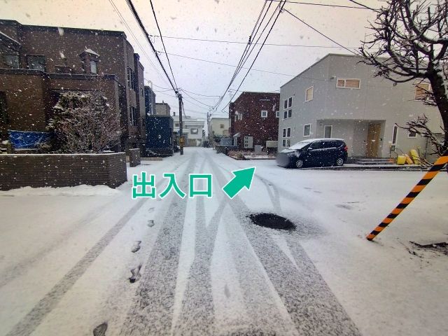 [d9ad4]豊平区福住3条5-2 個宅アキッパ駐車場の駐車場写真