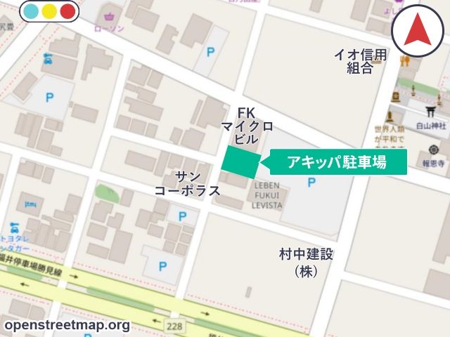 三谷横駐車場の駐車場写真