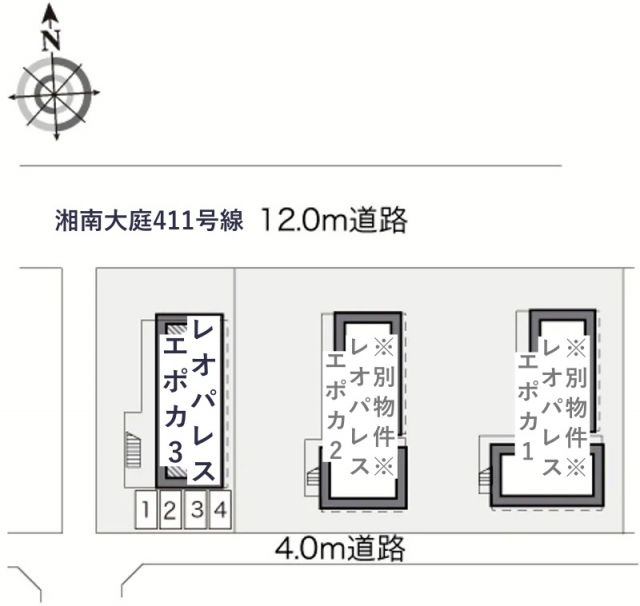 レオパレスエポカ3駐車場【20510】の駐車場写真