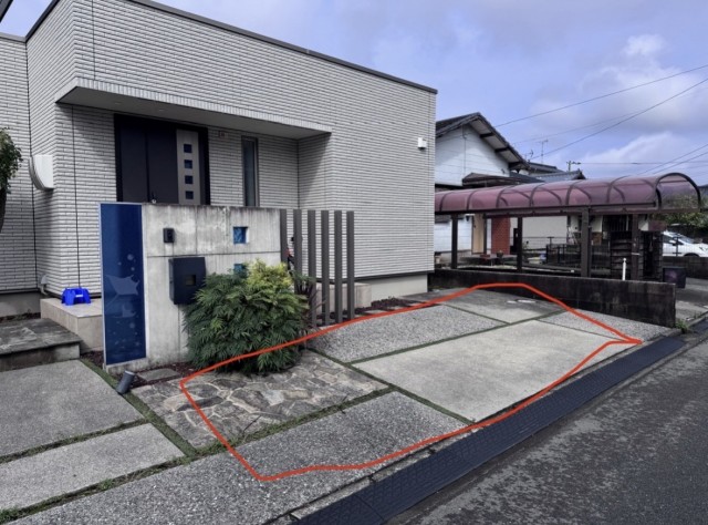 津屋崎中学校前　駐車場の駐車場写真