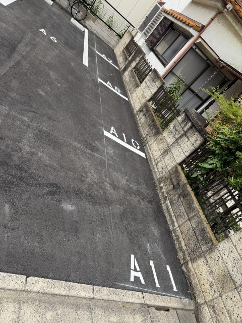 北三谷公園前　A駐車場　オートバイ　駐輪場の駐車場写真