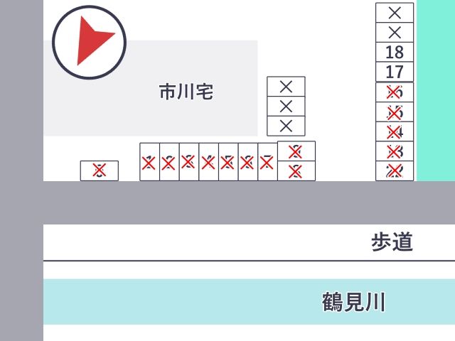 野津田町2375 市川パーキング◎アキッパ駐車場の駐車場写真