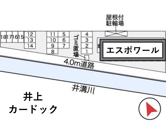 レオパレスエスポワール駐車場【27444】の駐車場写真