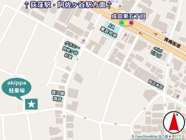 駐車場周辺地図