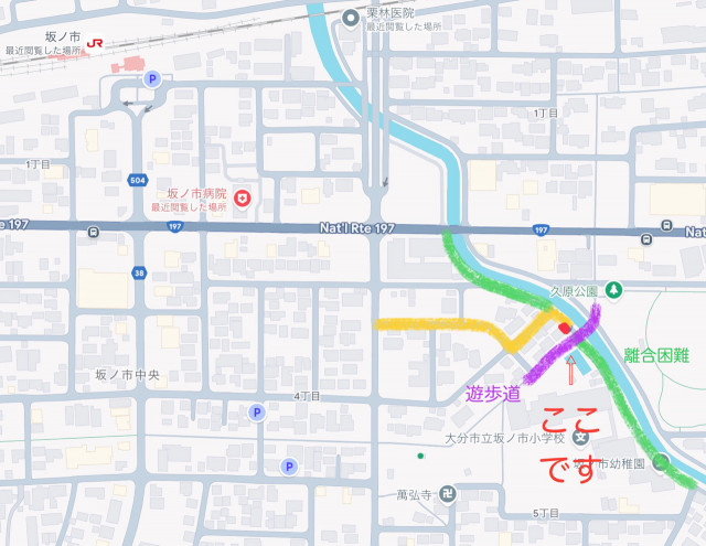 坂ノ市中央5丁目の駐車場写真