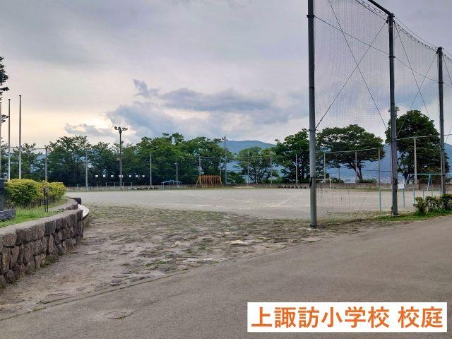 上諏訪小学校・中学校【諏訪湖花火大会公式駐車場】の駐車場写真