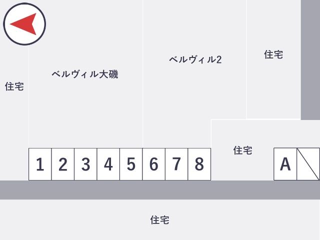 [ddf1d]東町3丁目12 アキッパ駐車場の駐車場写真