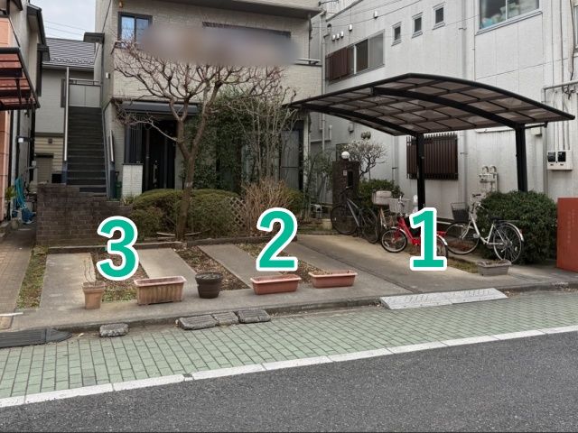 新田2丁目15-2☆アキッパ駐車場の駐車場写真