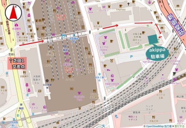 駐車場周辺地図